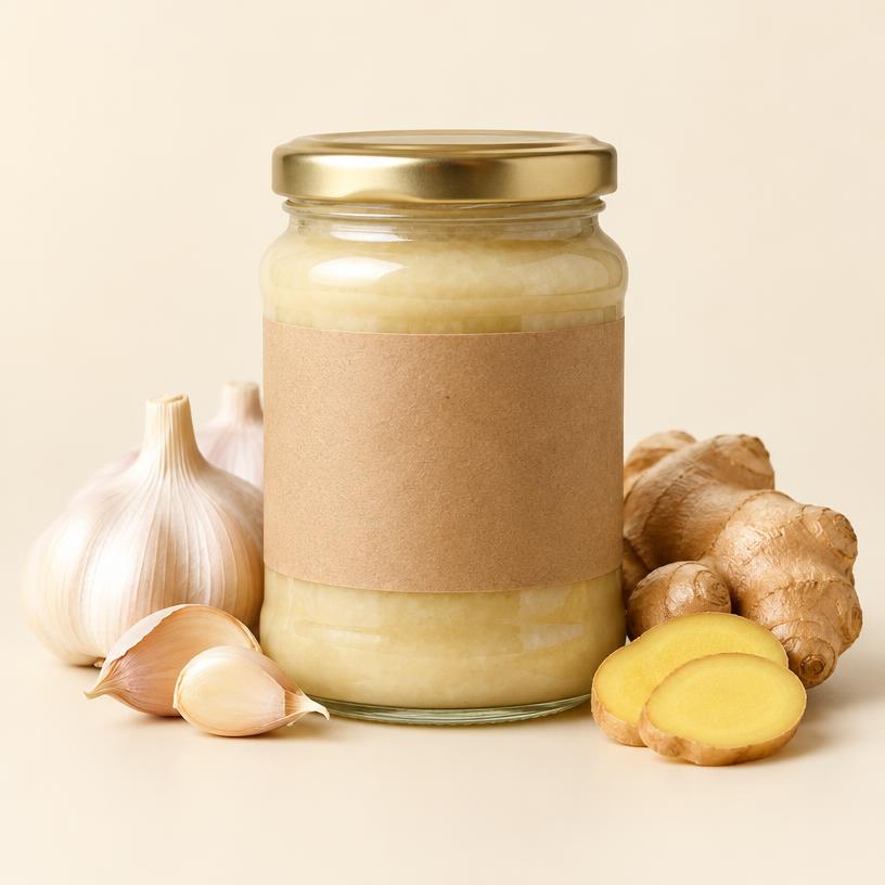 Garlic & Ginger Paste, 8 oz jar